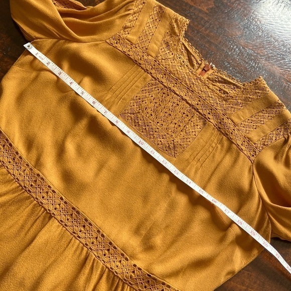 Point Sur Lacey Top Marled Mushroom Gold Size 10 - Picture 14 of 16